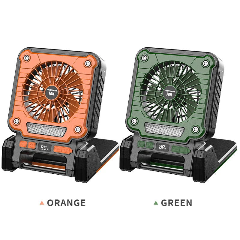 Solar Lantern Fan — Foldable 8‑Hour Breeze Light