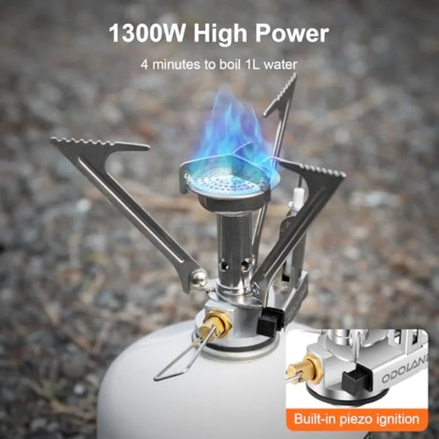 Camping Cookware Set with Heat Exchanger