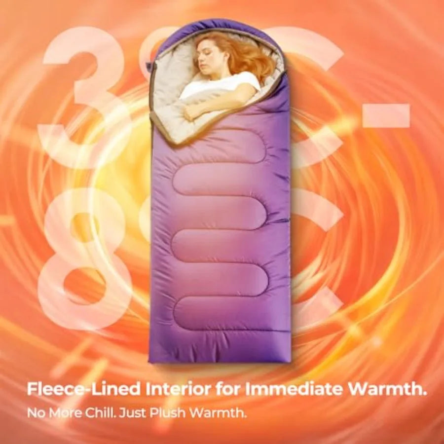Fleece-Lined Sleeping Bag