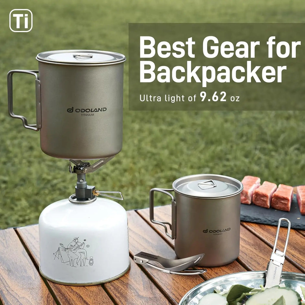Titanium Camping Pot Set