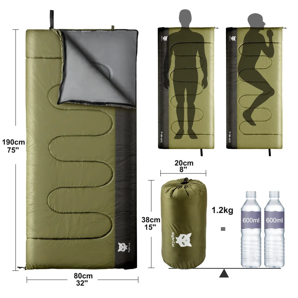 Night Cat 3-Season Sleeping Bag