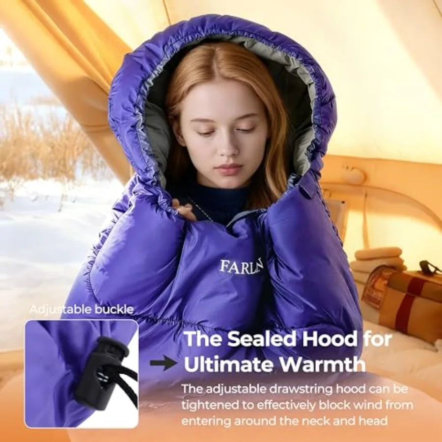 Fleece-Lined Sleeping Bag