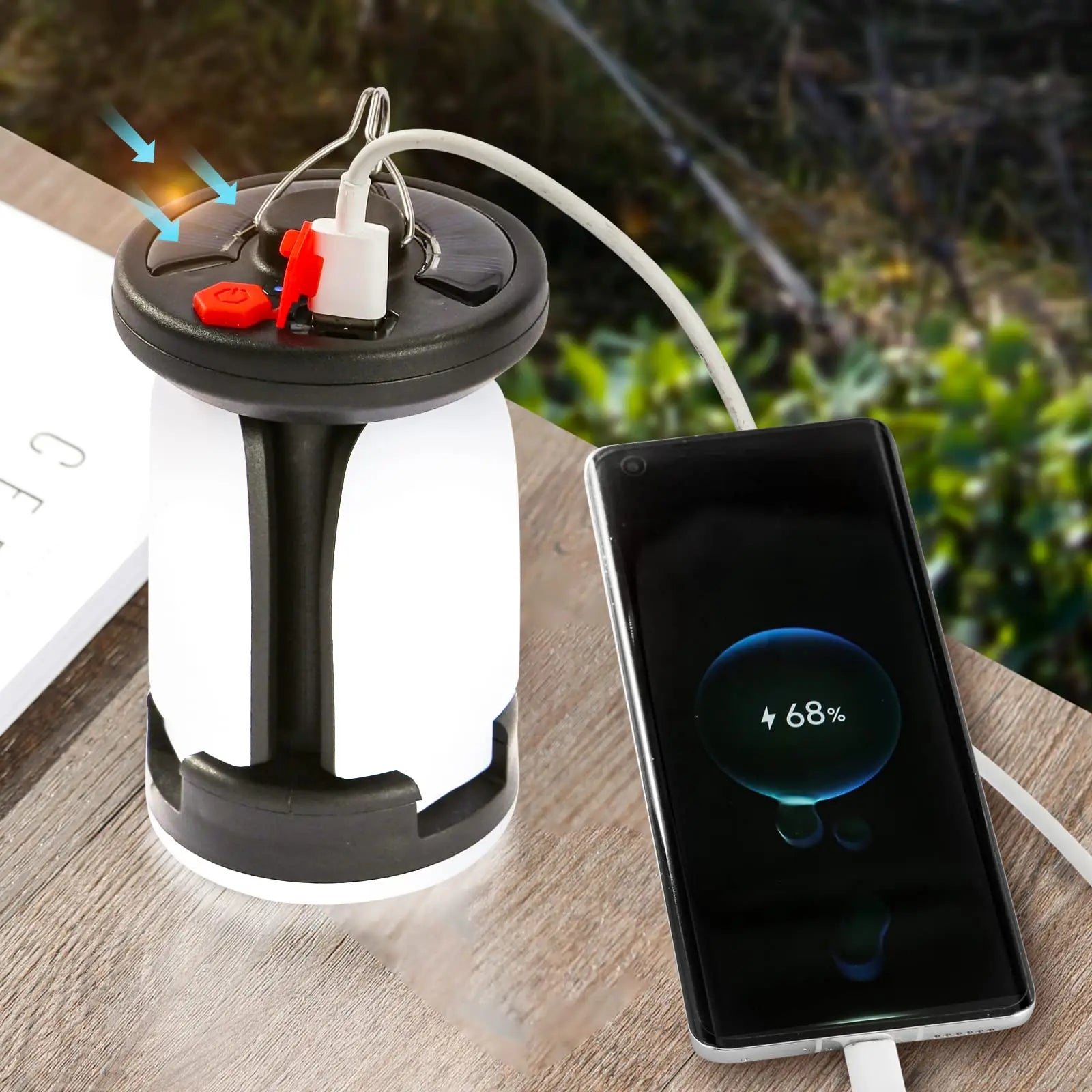 Solar PowerBank Lantern — 1000‑Lumen Camp Light