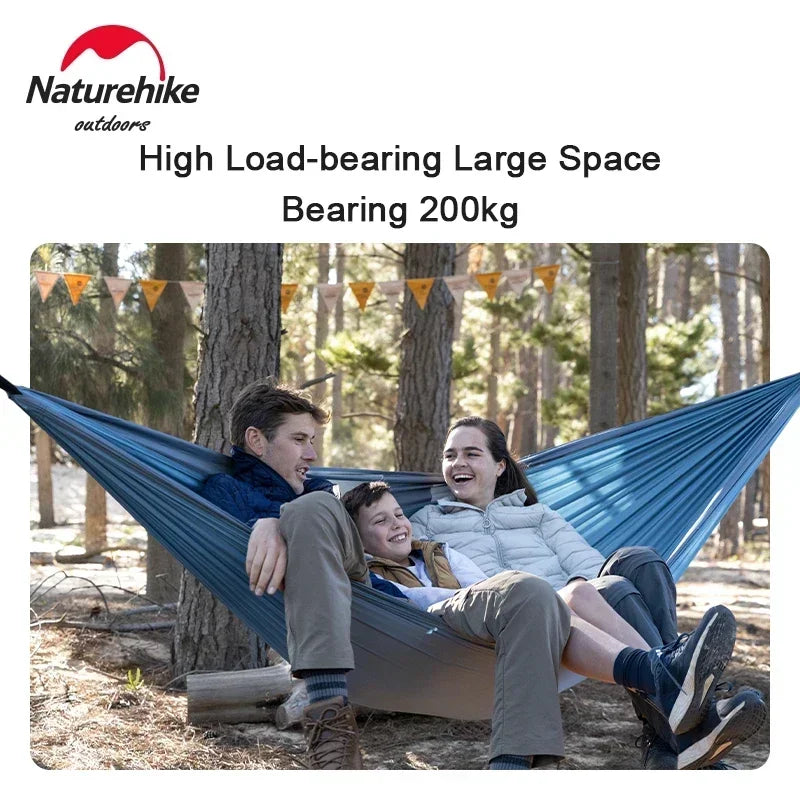 Naturehike Swing Hammock 1-2 Persons Ultralight Foldable Outdoor Adult Hammock Portable Swings Hanging Bed Park Camping Hammocks