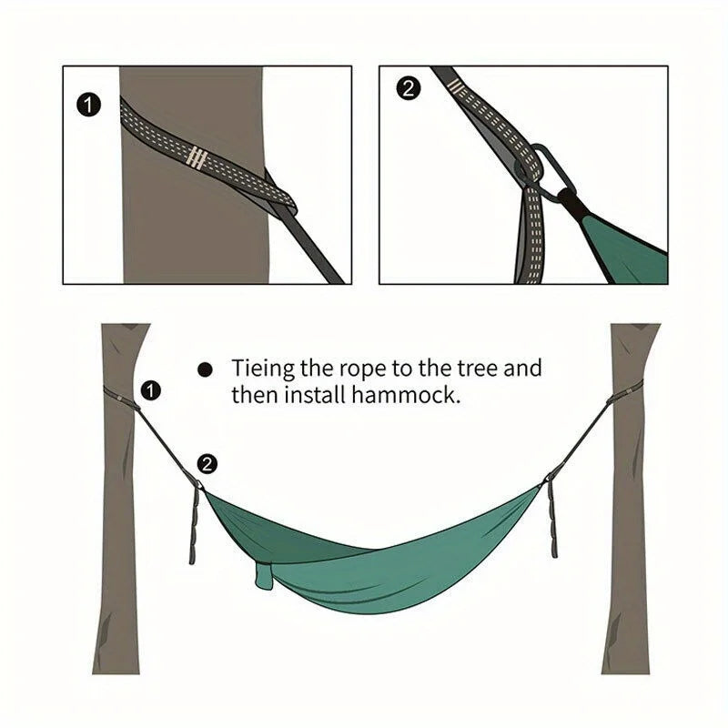 2/4 piece heavy duty climbing buckle and adjustable nylon hammock straps - for hammock straps, outdoor equipment, hammock fittings, sturdy construction, camping gear that can withstand 600 ib