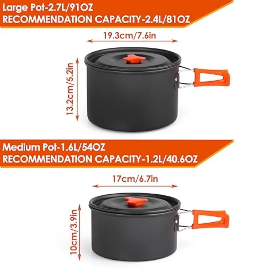 Non-Stick Camping Cookware Set