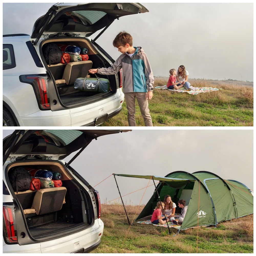Night Cat 4-Person Tunnel Tent