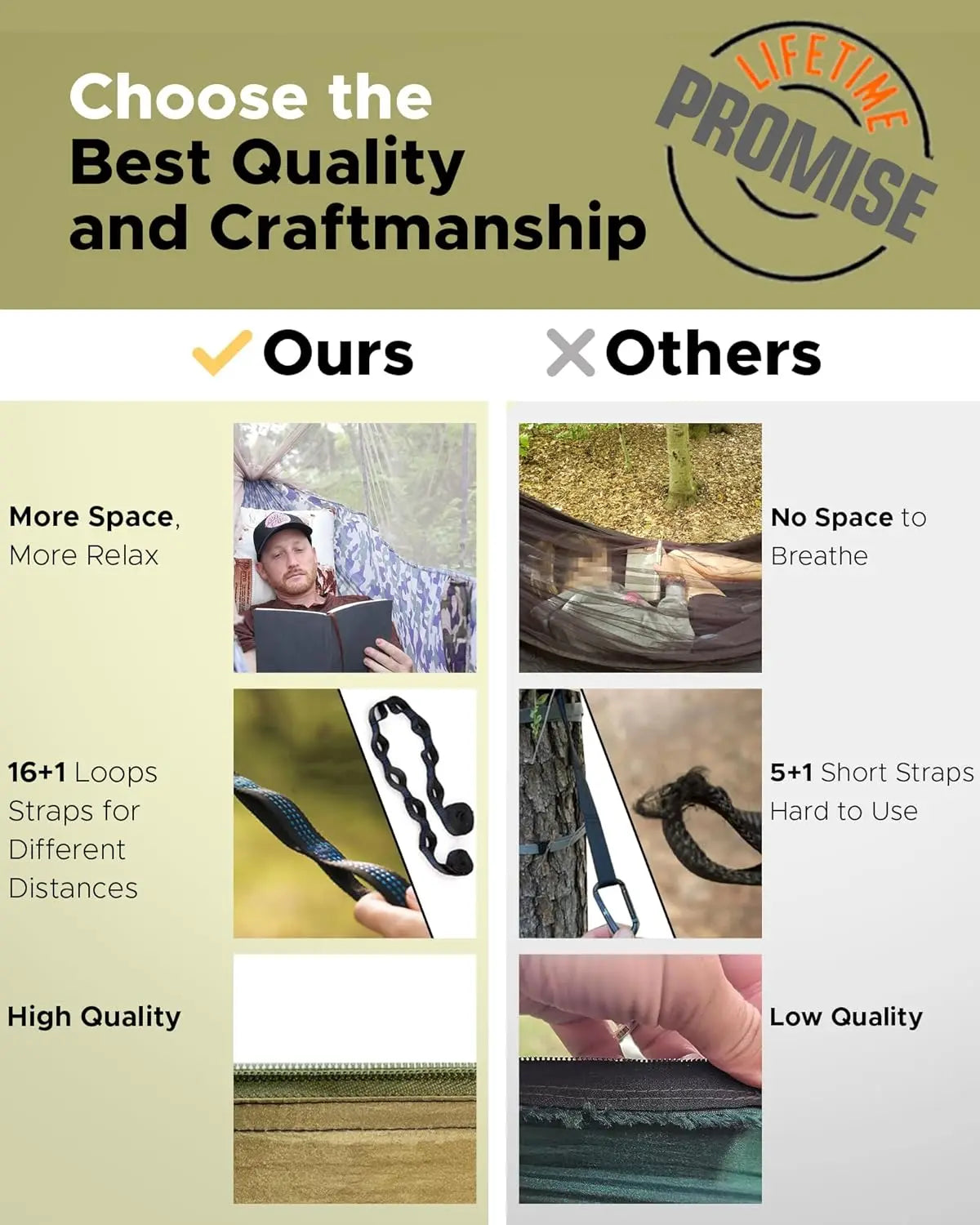 Camping Hammock Tent with Net