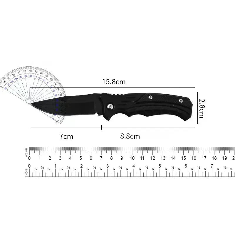 Folding Knife Made of High Hardness Stainless Steel for Outdoor Use, Non-slip Razor for Camping, Portable Pocket