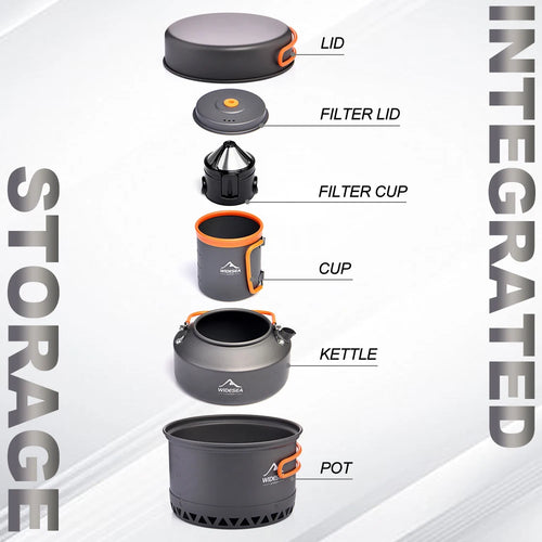 Camping Cookware Pot Set