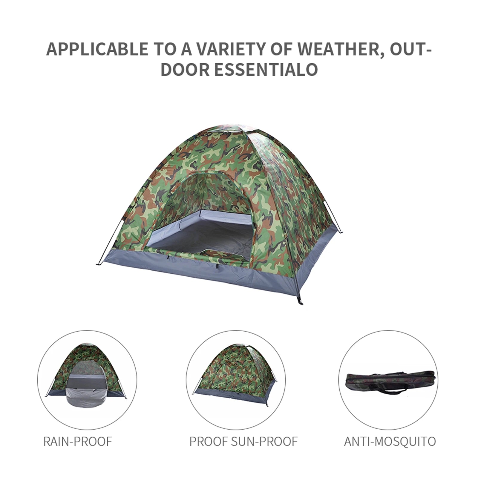 3-4 Person Camping Dome Tent