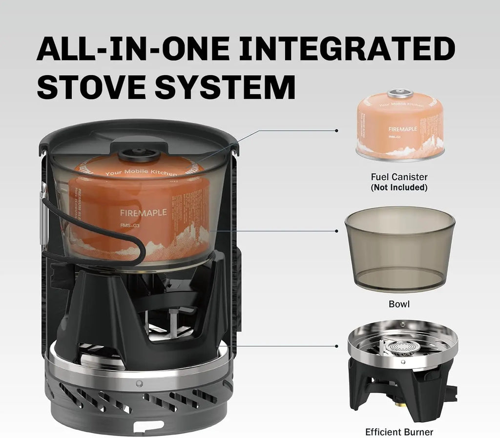 Fire Maple Star X1 Cooking System Camouflage Camping Gas Stoves Outdoor Hiking With Heat Exchanger Pot Bowl Portable Burners