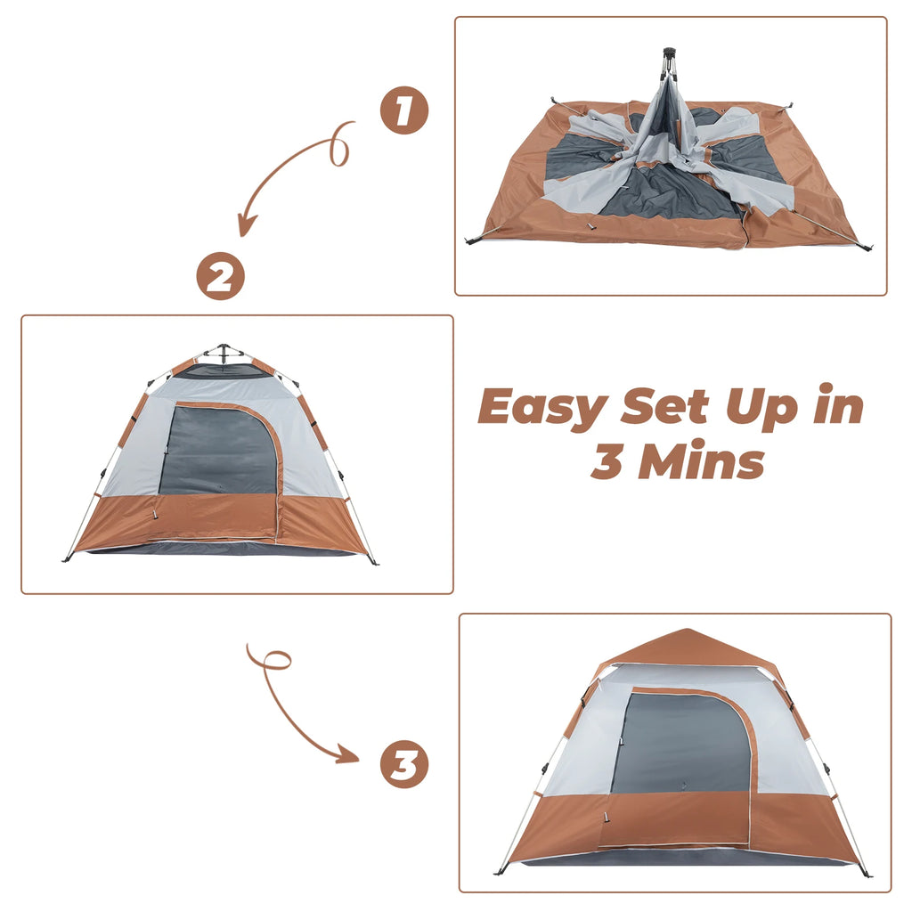 4-Person Instant Pop-Up Tent