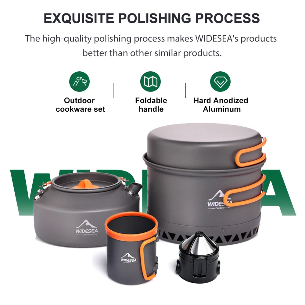Camping Cookware Pot Set