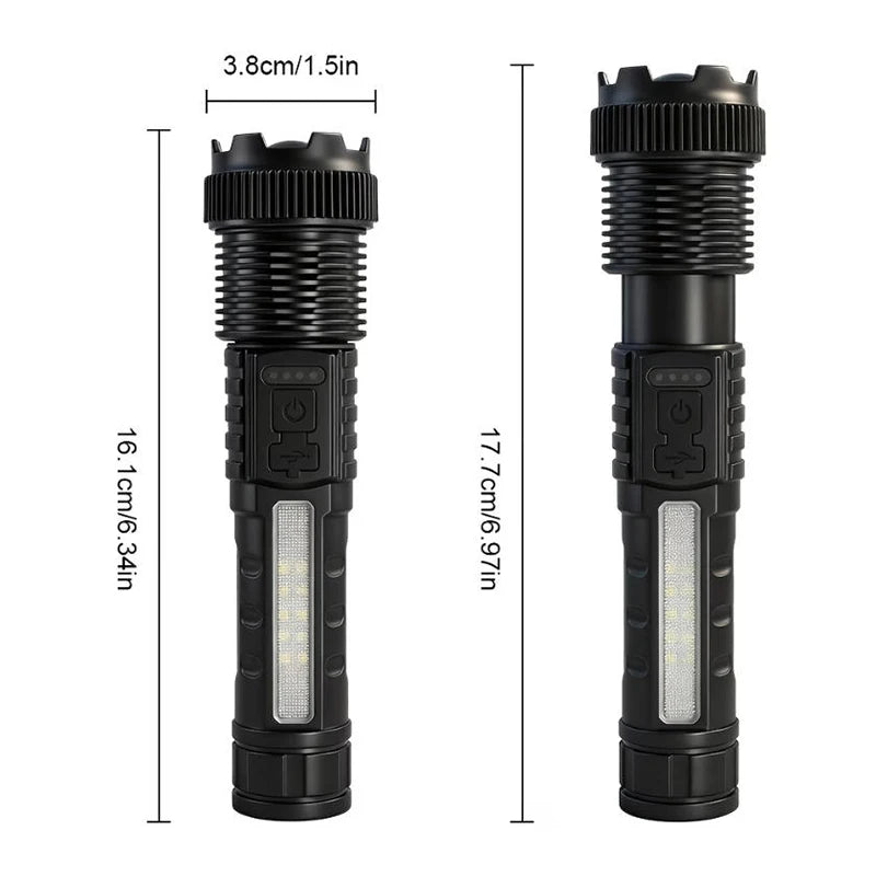 Tactical Flashlight Duo — High‑Output 2‑Pack