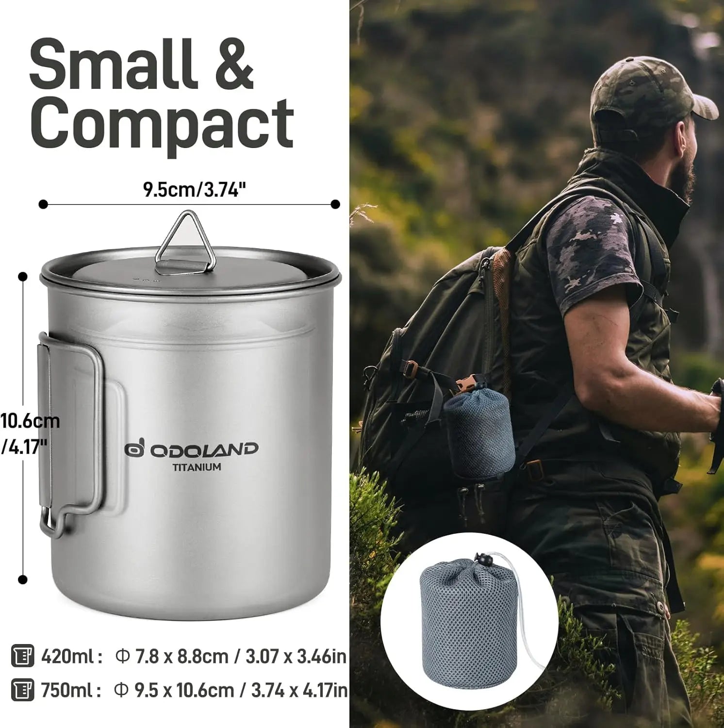 Titanium Camping Pot Set